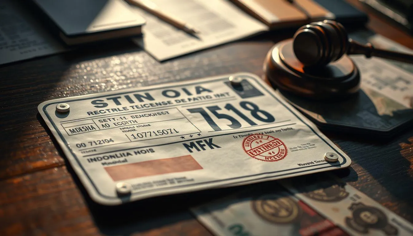 Konsekuensi Jika Tidak Mengurus Ganti Plat Motor Tepat Waktu (c) Ilustrasi AI