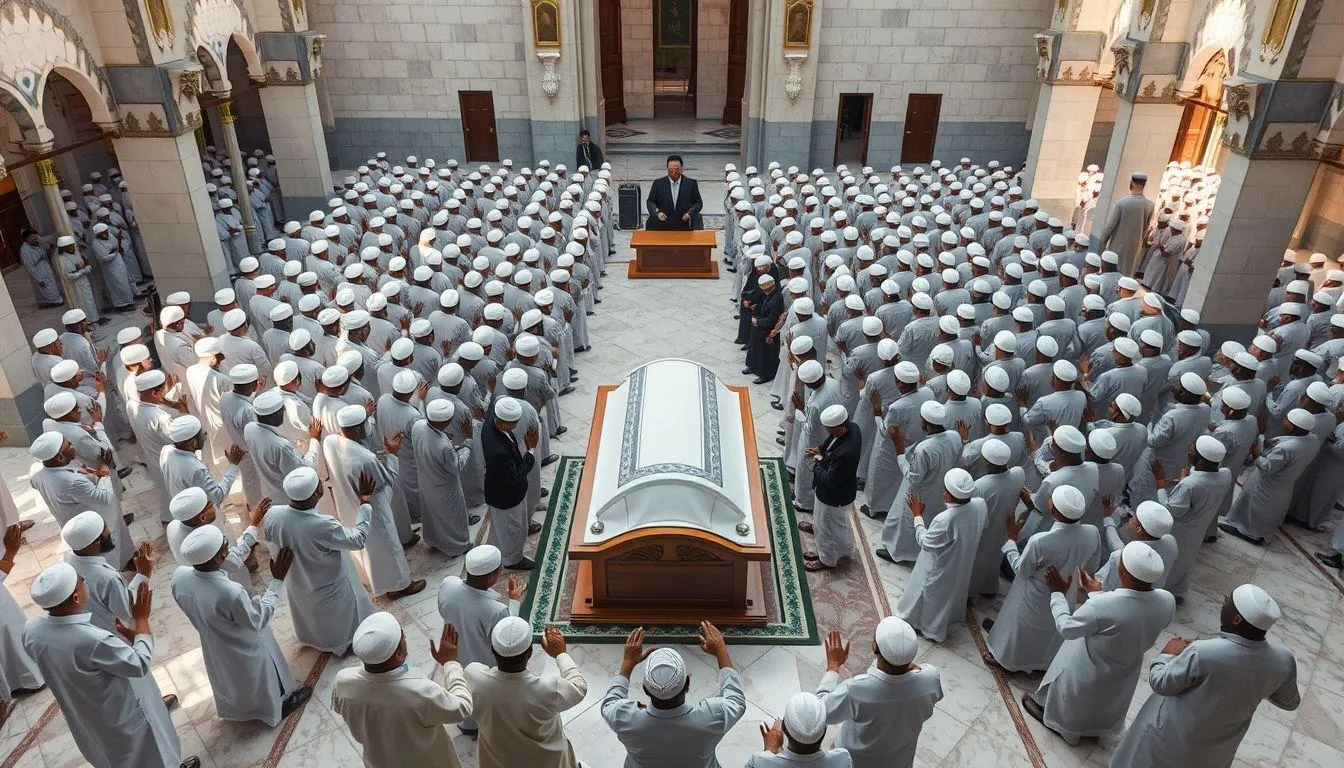 3. Menyalatkan Jenazah sebagai Bentuk Doa (c) Ilustrasi AI