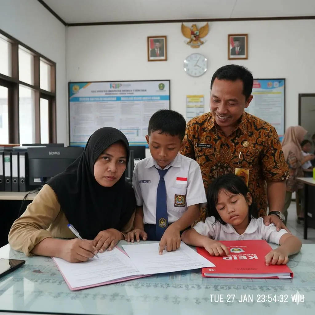 Cara Mengurus Kartu KIP untuk Siswa SD, SMP, dan SMA (c) Ilustrasi AI