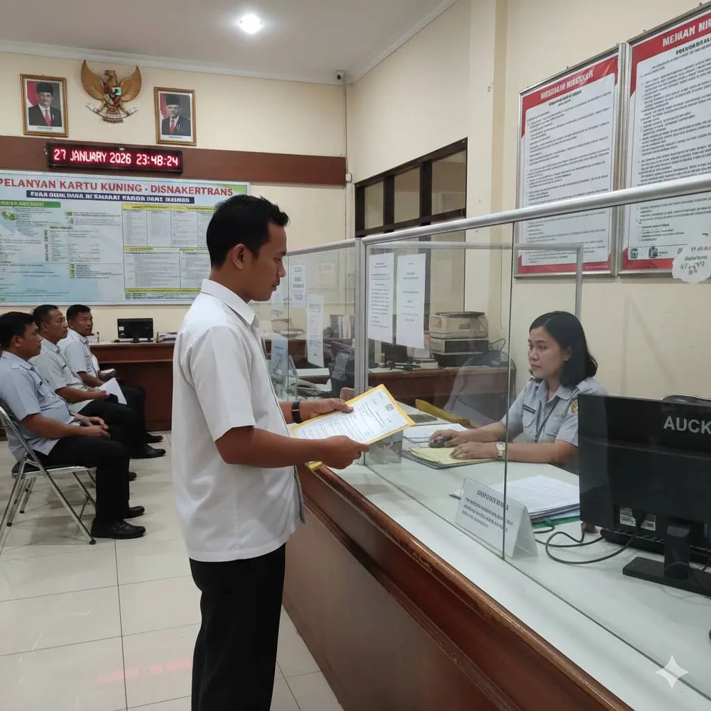 Tips Agar Proses Pembuatan Kartu Kuning Lancar (c) Ilustrasi AI