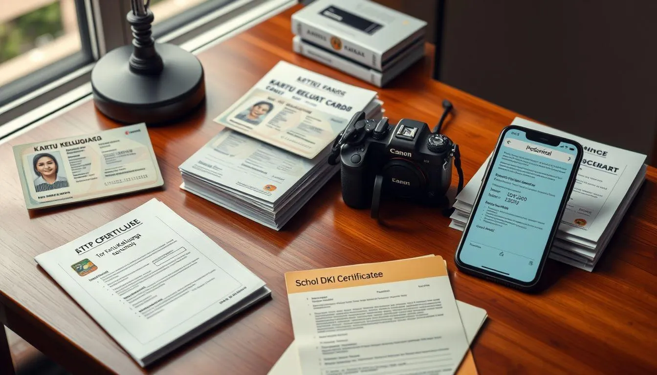 Dokumen yang Diperlukan untuk Pengurusan KJP (c) Ilustrasi AI