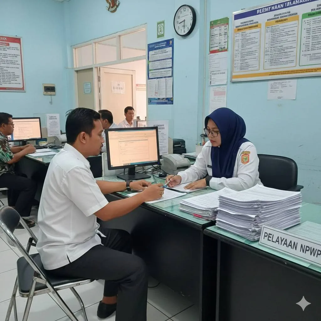 Cara Mengurus NPWP Pribadi Secara Online (c) Ilustrasi AI