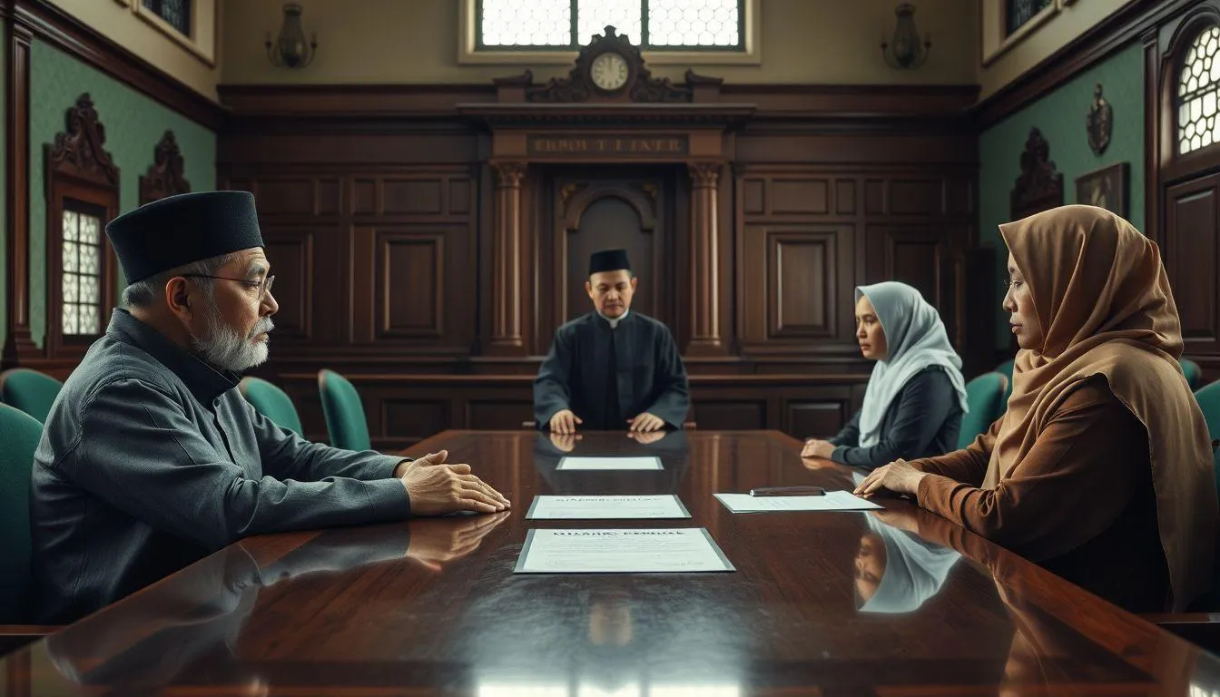 8. Mengikuti Proses Mediasi (c) Ilustrasi AI