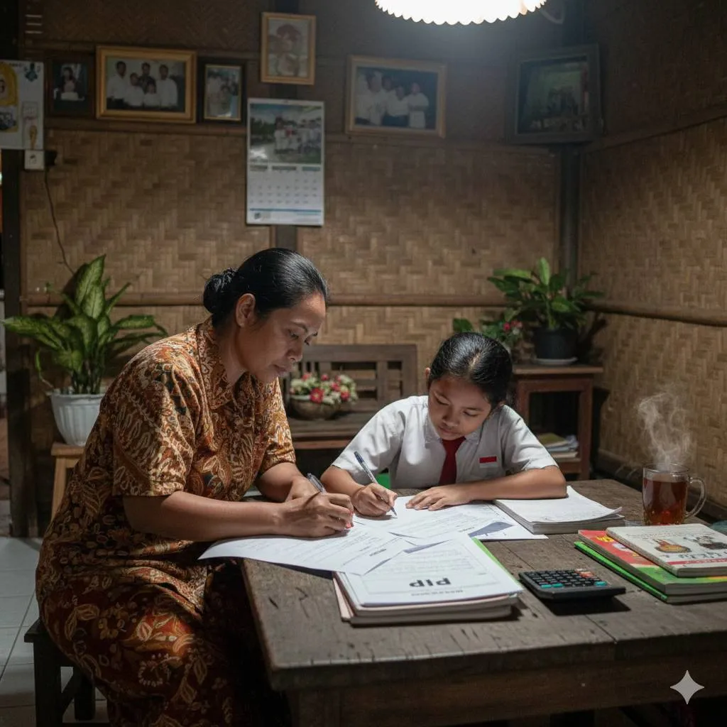 Mendaftarkan Diri ke DTKS Kemensos  (c) Ilustrasi AI