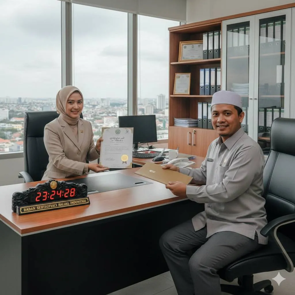 Cara Mengurus Sertifikat Halal Melalui Skema Reguler  (c) Ilustrasi AI