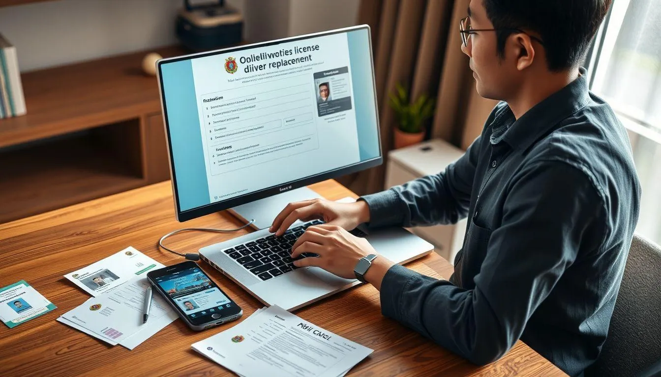 Cara Mengurus SIM Hilang Secara Online (c) Ilustrasi AI