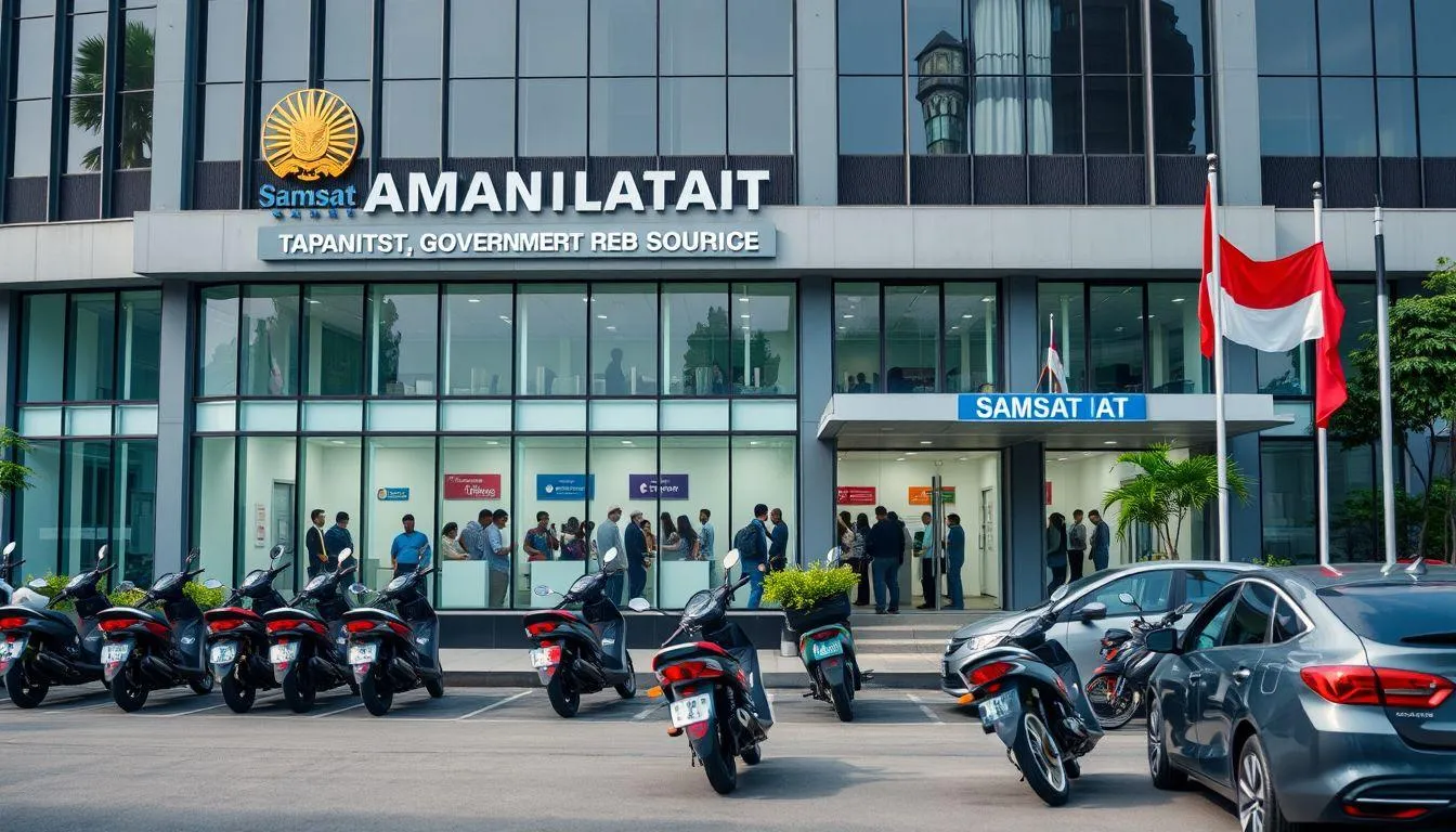 Perbedaan Pengurusan STNK Hilang di Samsat Pusat dan Samsat Keliling (c) Ilustrasi AI