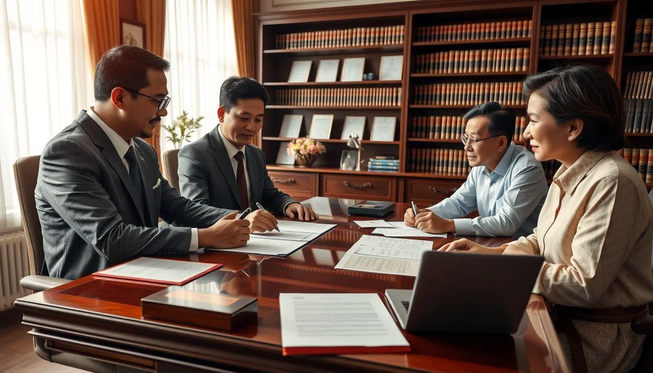 Cara Mengurus Surat Ahli Waris Melalui Notaris (c) Ilustrasi AI