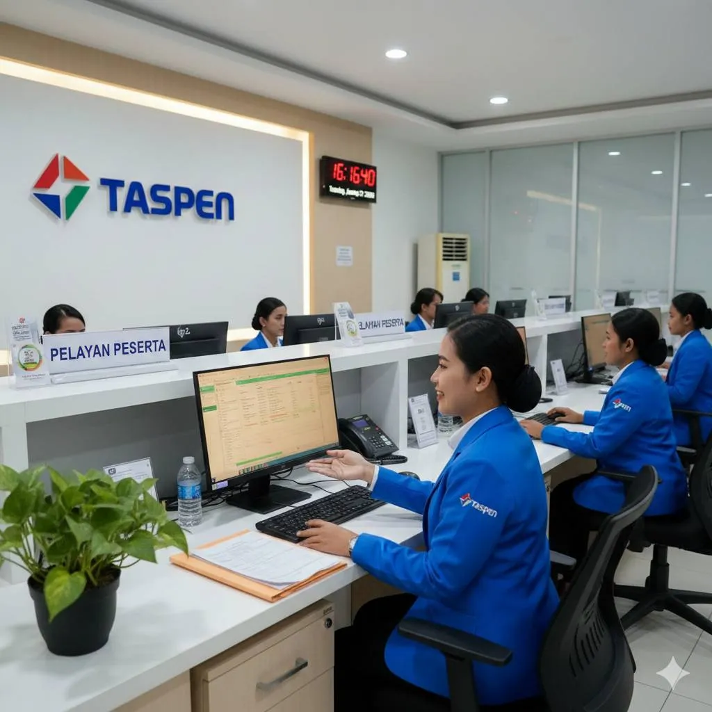 Cara Mengurus Taspen Janda Meninggal Secara Online (c) Ilustrasi AI