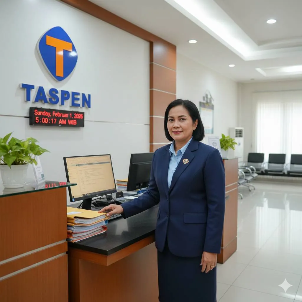 Cara Mengurus Taspen Pensiun Melalui Aplikasi Andal (c) Ilustrasi AI