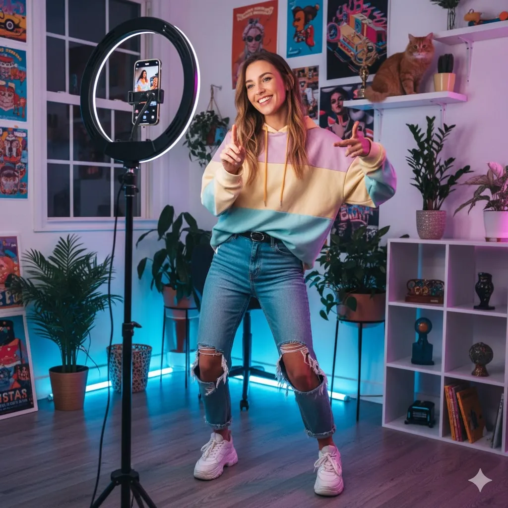 Memahami Dasar-Dasar Menjadi Konten Kreator TikTok (c) Ilustrasi AI