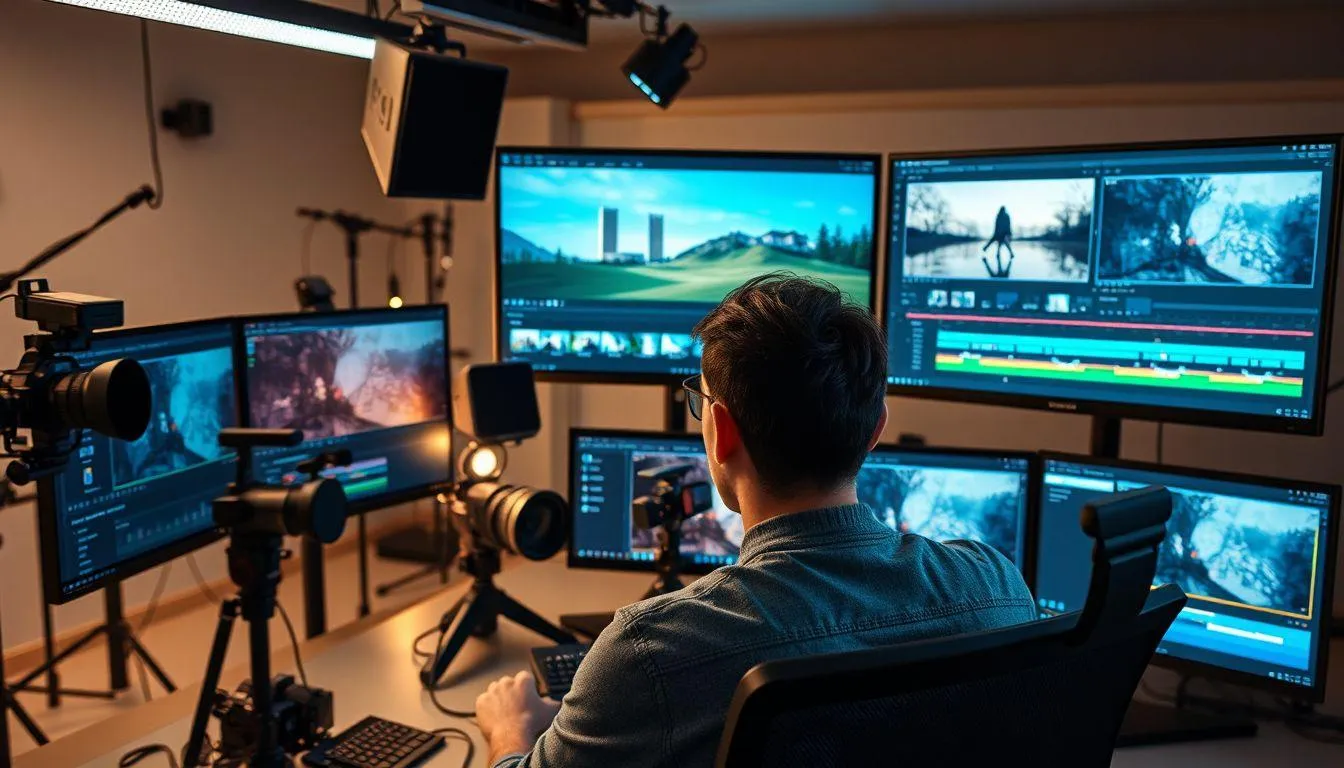 Teknik Editing dan Produksi Video (c) Ilustrasi AI