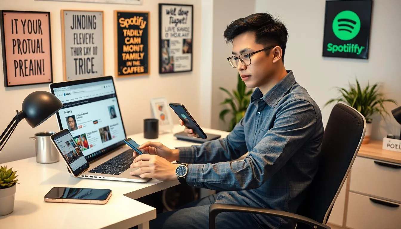 Memahami Konsep Reseller Spotify Premium (c) Ilustrasi AI