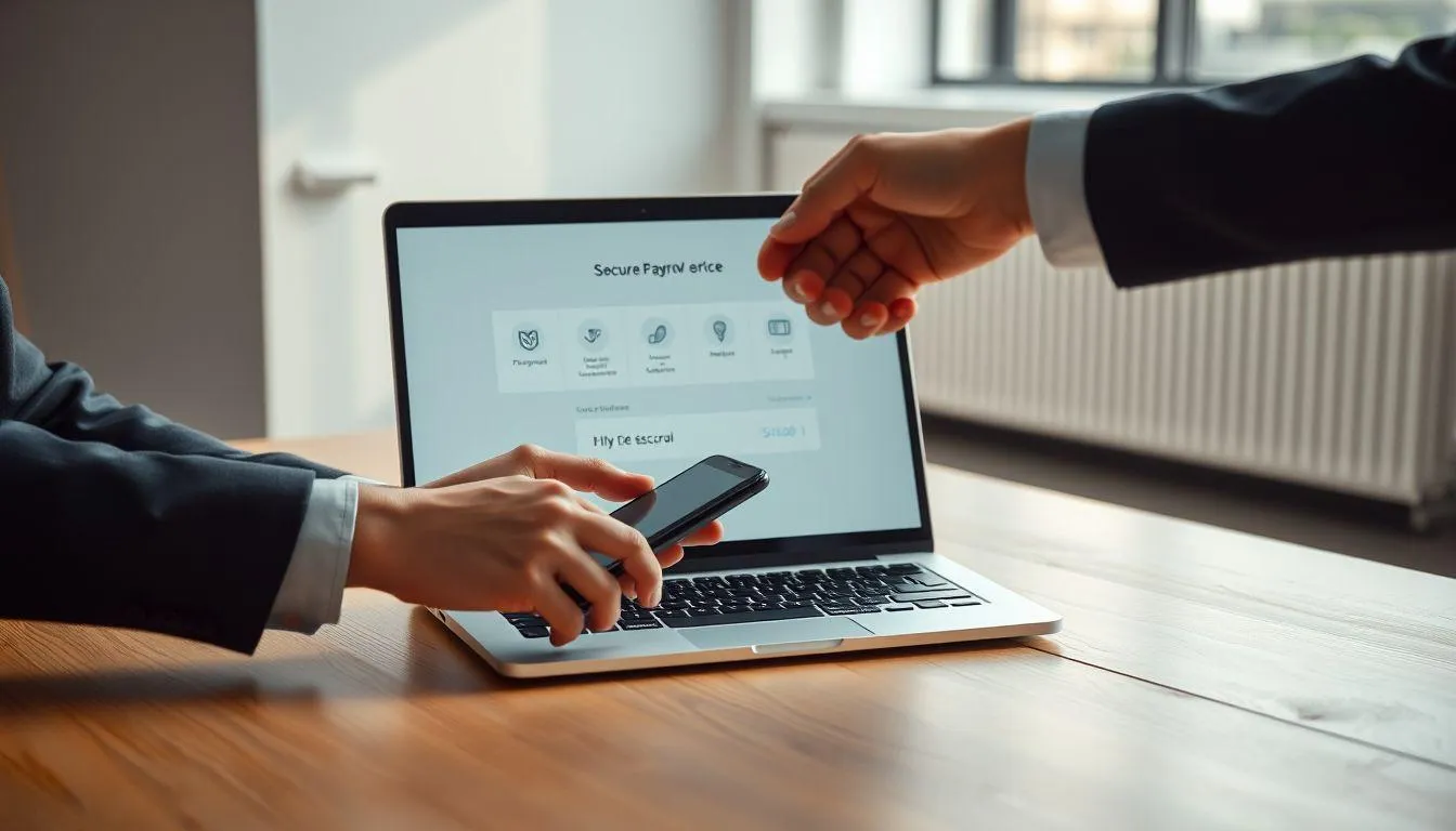 Prosedur Transaksi yang Aman (c) Ilustrasi AI