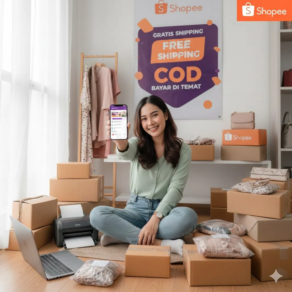 Strategi Sukses Menjual Barang Luar Negeri di Shopee (c) Ilustrasi AI