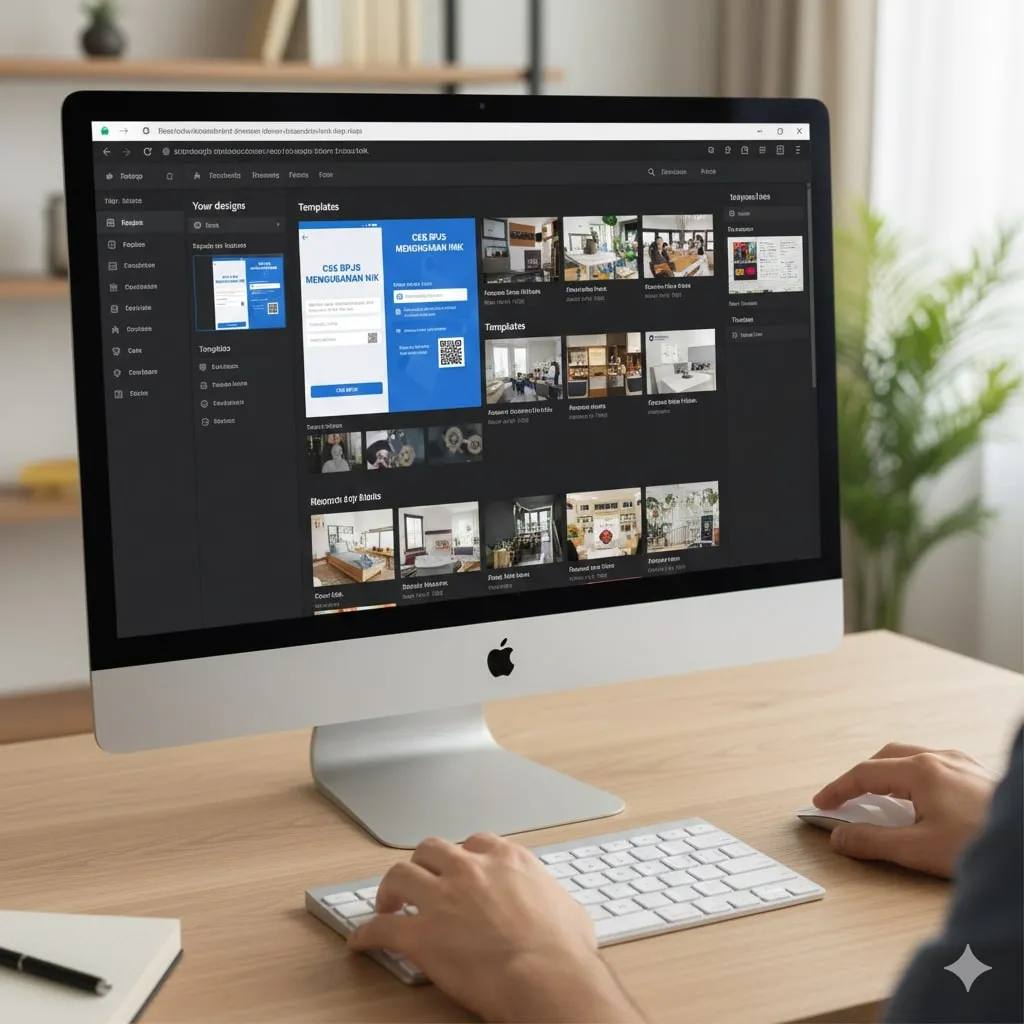 Memahami Program Canva Contributor (c) Ilustrasi AI
