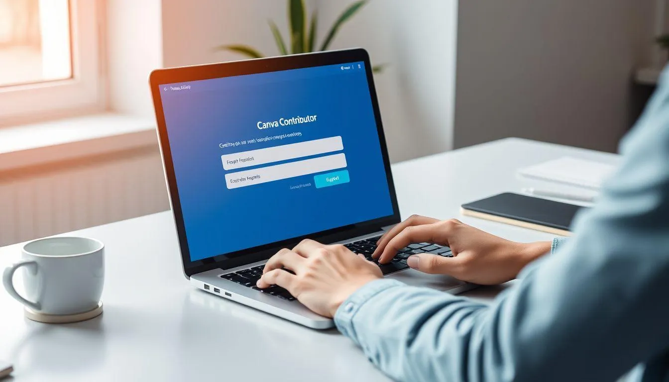 Langkah-Langkah Mendaftar Sebagai Kontributor Canva (c) Ilustrasi AI
