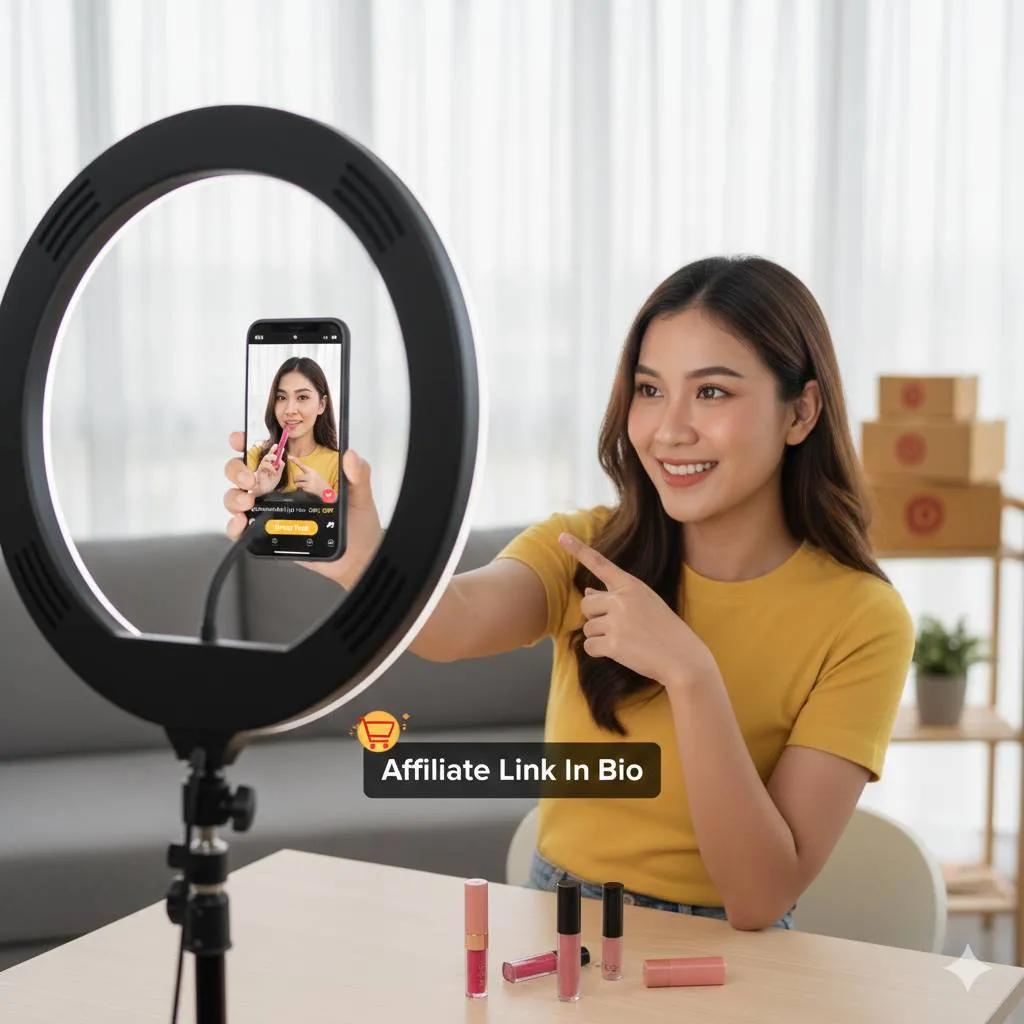 Pengertian TikTok Affiliate dan Alasan Menonaktifkannya (c) Ilustrasi AI