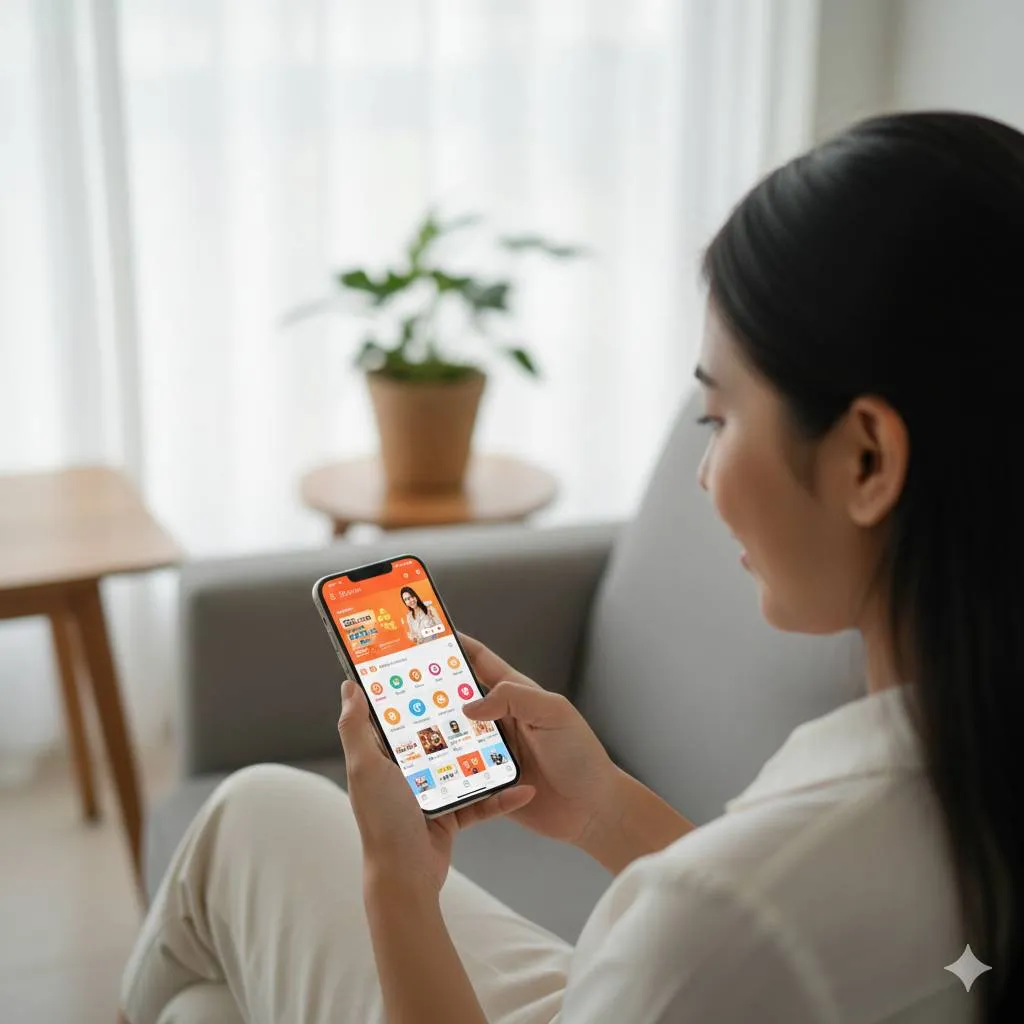 Cara Menonaktifkan COD di Shopee Melalui Aplikasi Mobile (c) Ilustrasi AI