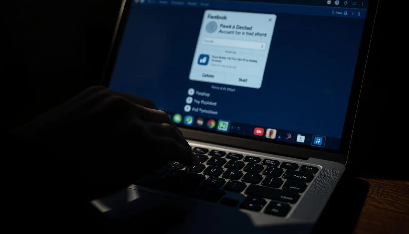 Pengertian Menonaktifkan Facebook Permanen (c) Ilustrasi AI