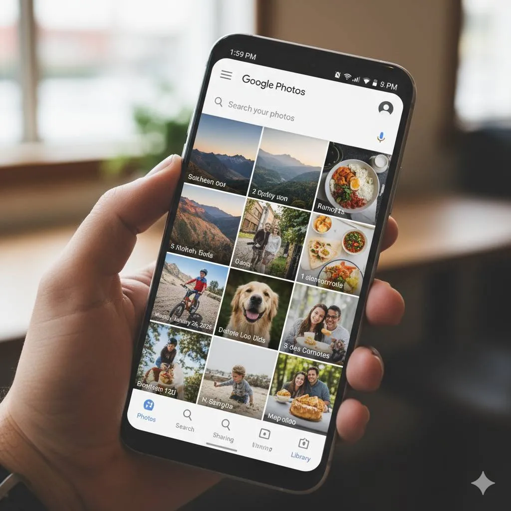 Mengelola Ruang Penyimpanan Google Foto (c) Ilustrasi AI