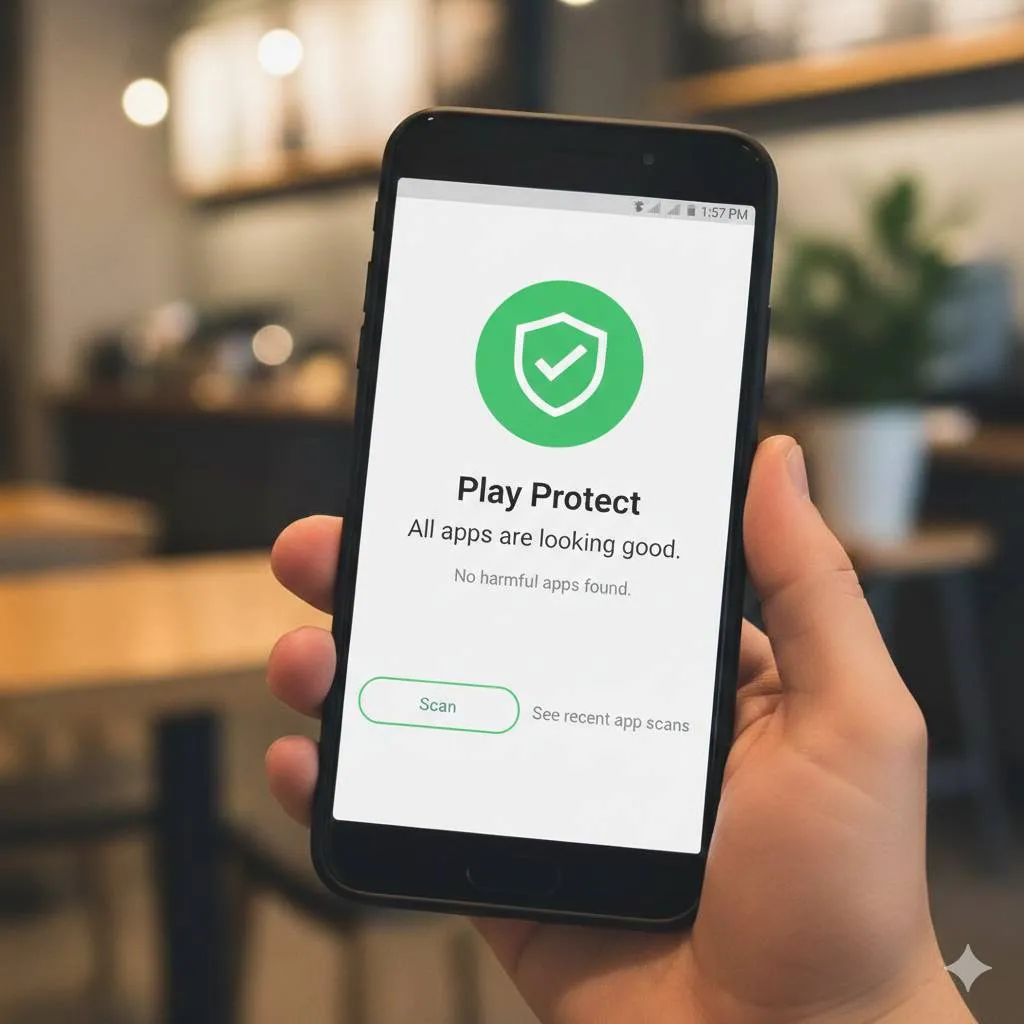 Apa Itu Google Play Protect dan Fungsinya (c) Ilustrasi AI
