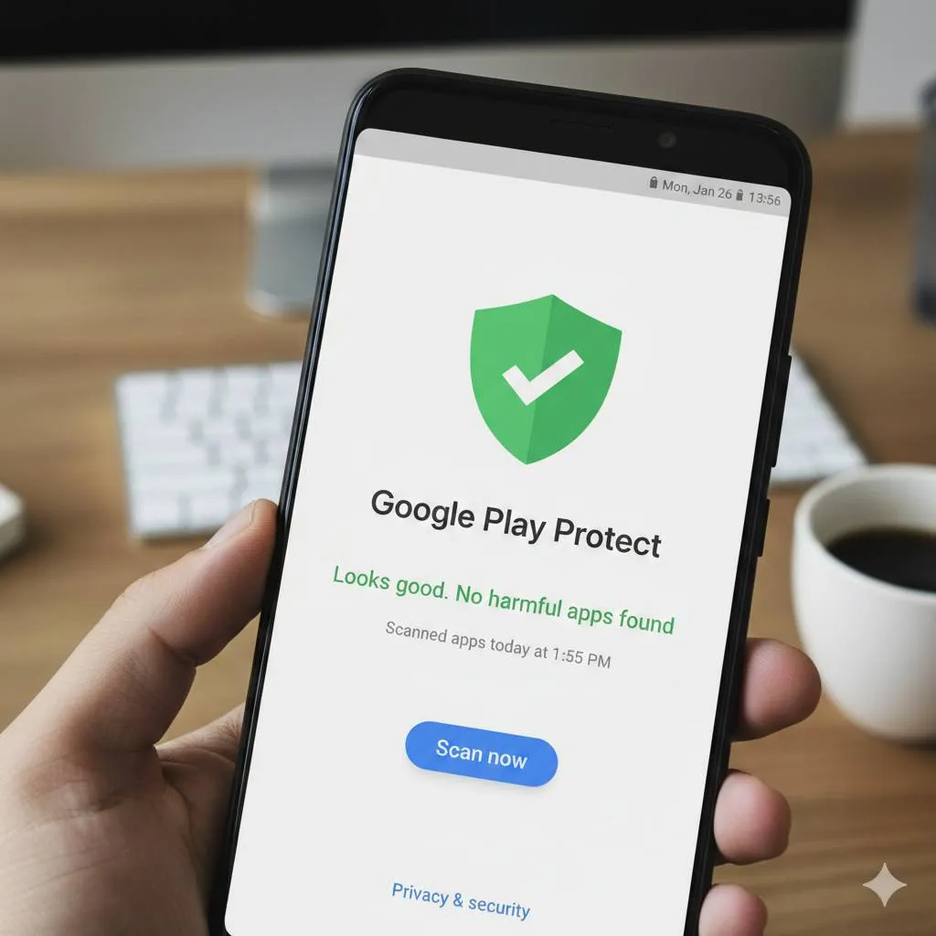 Metode Alternatif Menonaktifkan Google Play Protect (c) Ilustrasi AI