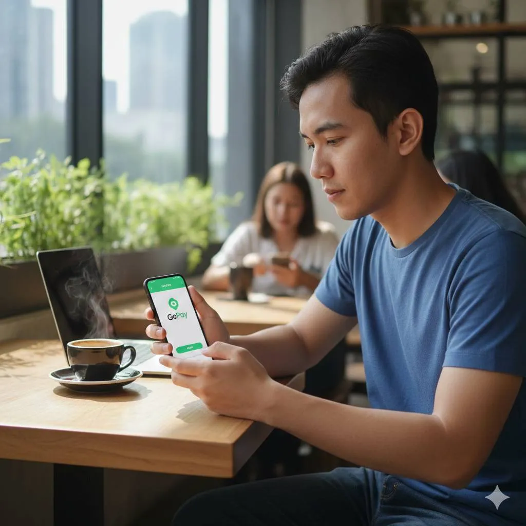 Mengenal GoPay Tabungan by Jago (c) Ilustrasi AI