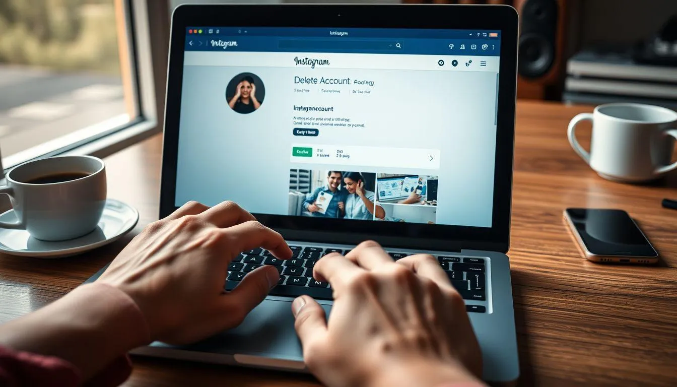 Cara Menonaktifkan IG Secara Permanen (c) Ilustrasi AI