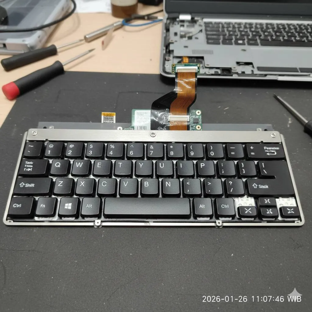 Menonaktifkan Keyboard Laptop Menggunakan Command Prompt (c) Ilustrasi AI