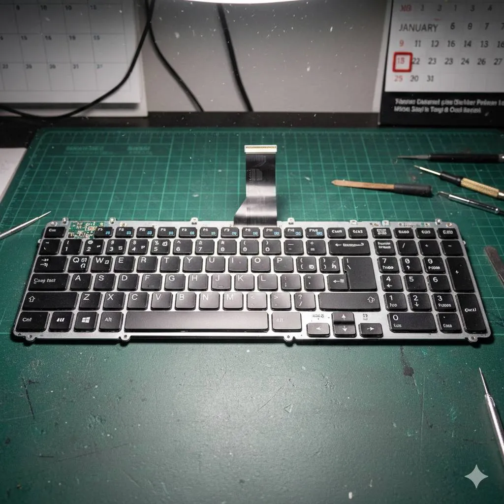 Cara Menonaktifkan Keyboard Laptop Secara Permanen (c) Ilustrasi AI