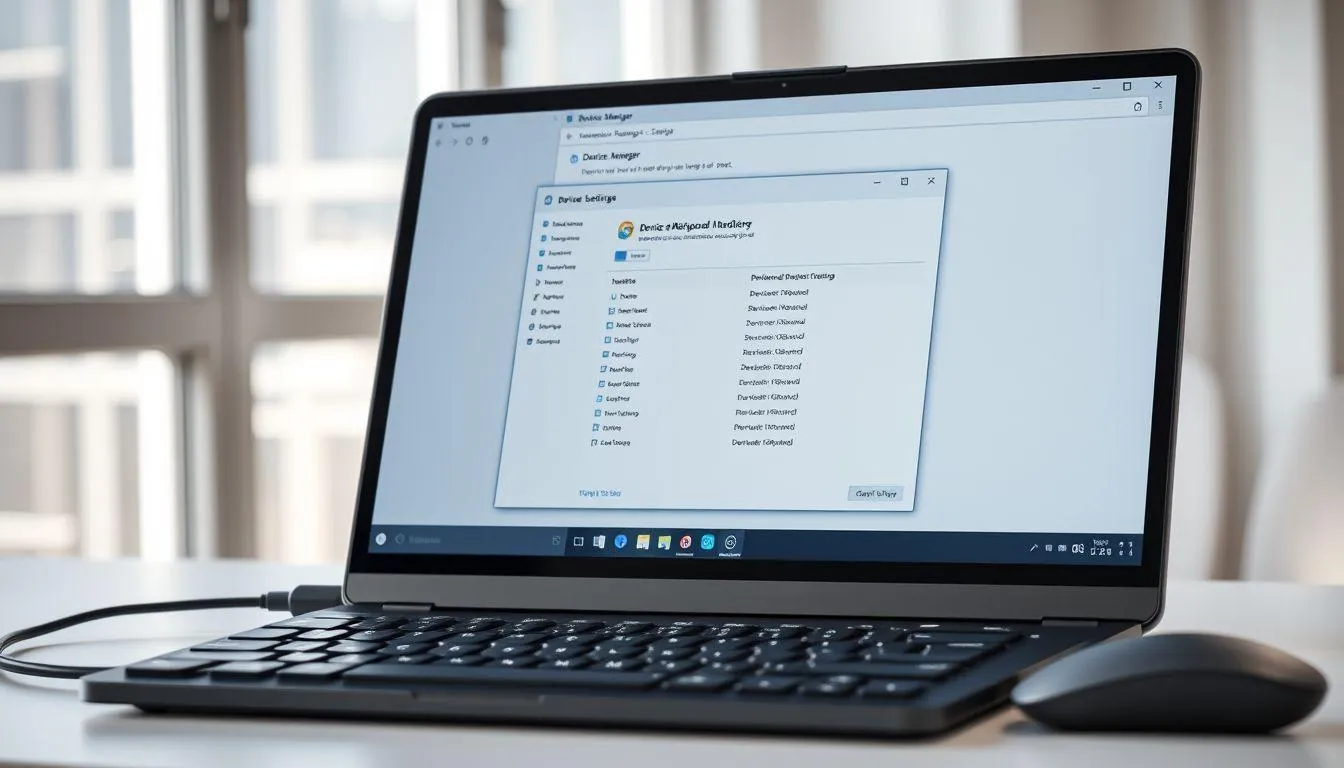 Cara Menonaktifkan Keyboard Laptop Melalui Device Manager (c) Ilustrasi AI