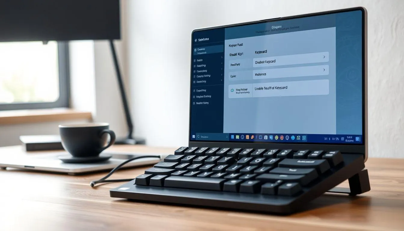 Menggunakan Aplikasi Pihak Ketiga untuk Menonaktifkan Keyboard (c) Ilustrasi AI