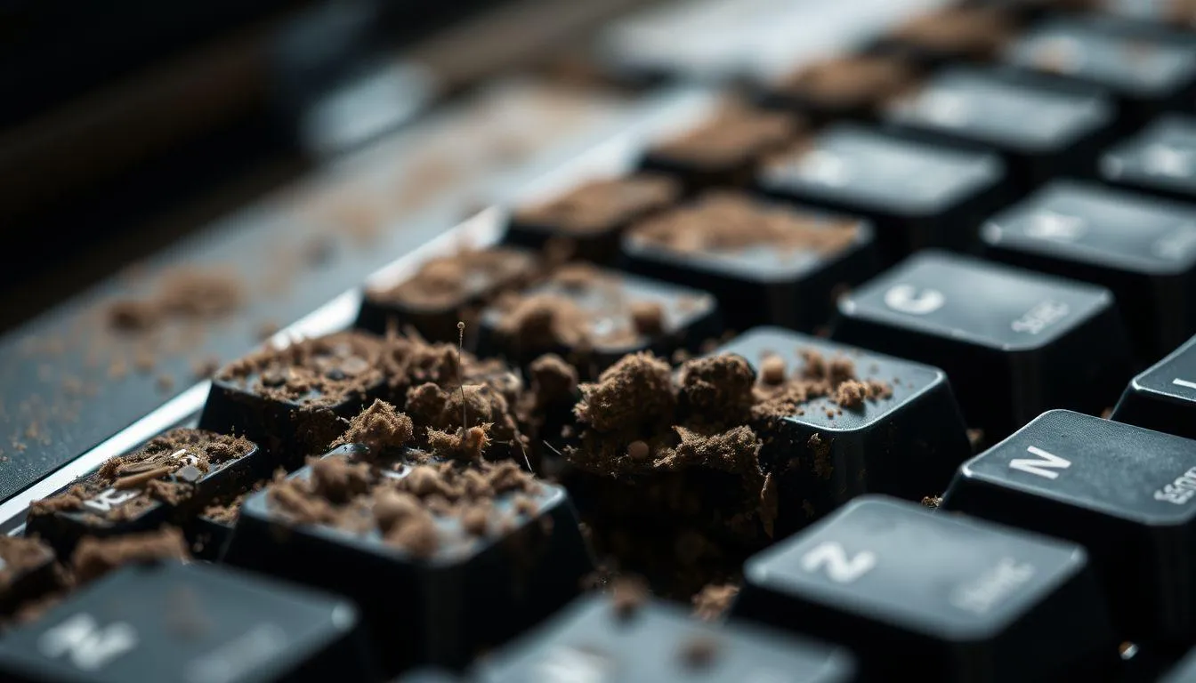 Penyebab Keyboard Laptop Mengetik Sendiri (c) Ilustrasi AI