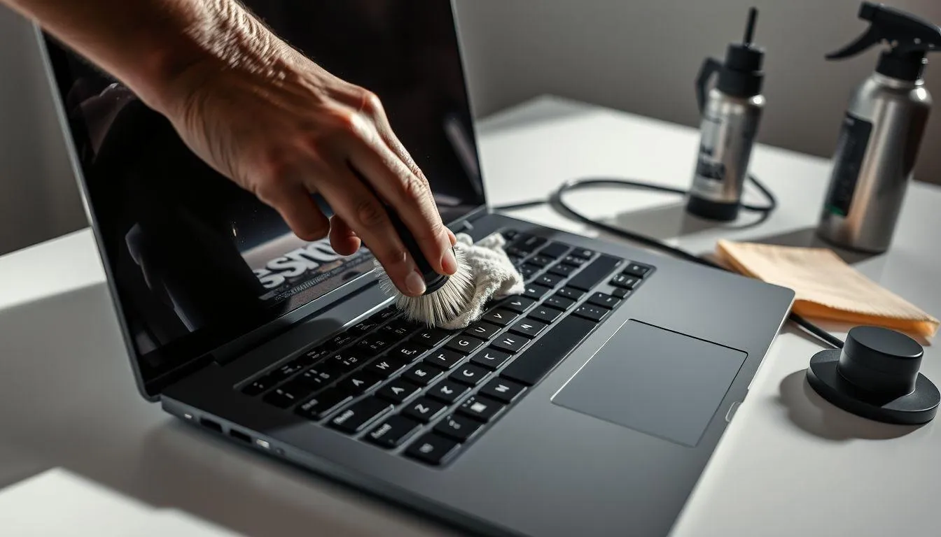 Metode Pembersihan dan Perawatan Keyboard (c) Ilustrasi AI