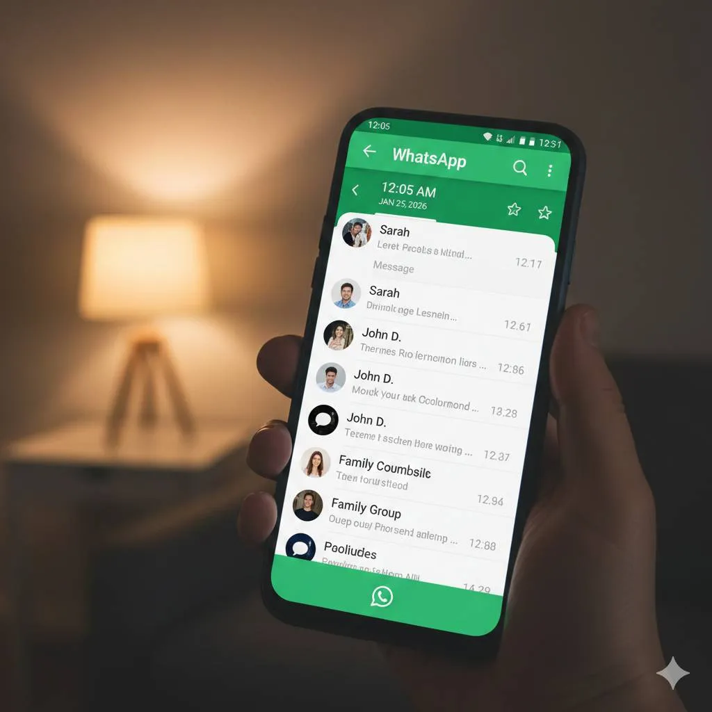 Cara Menonaktifkan Kunci Chat WhatsApp di iOS (c) Ilustrasi AI