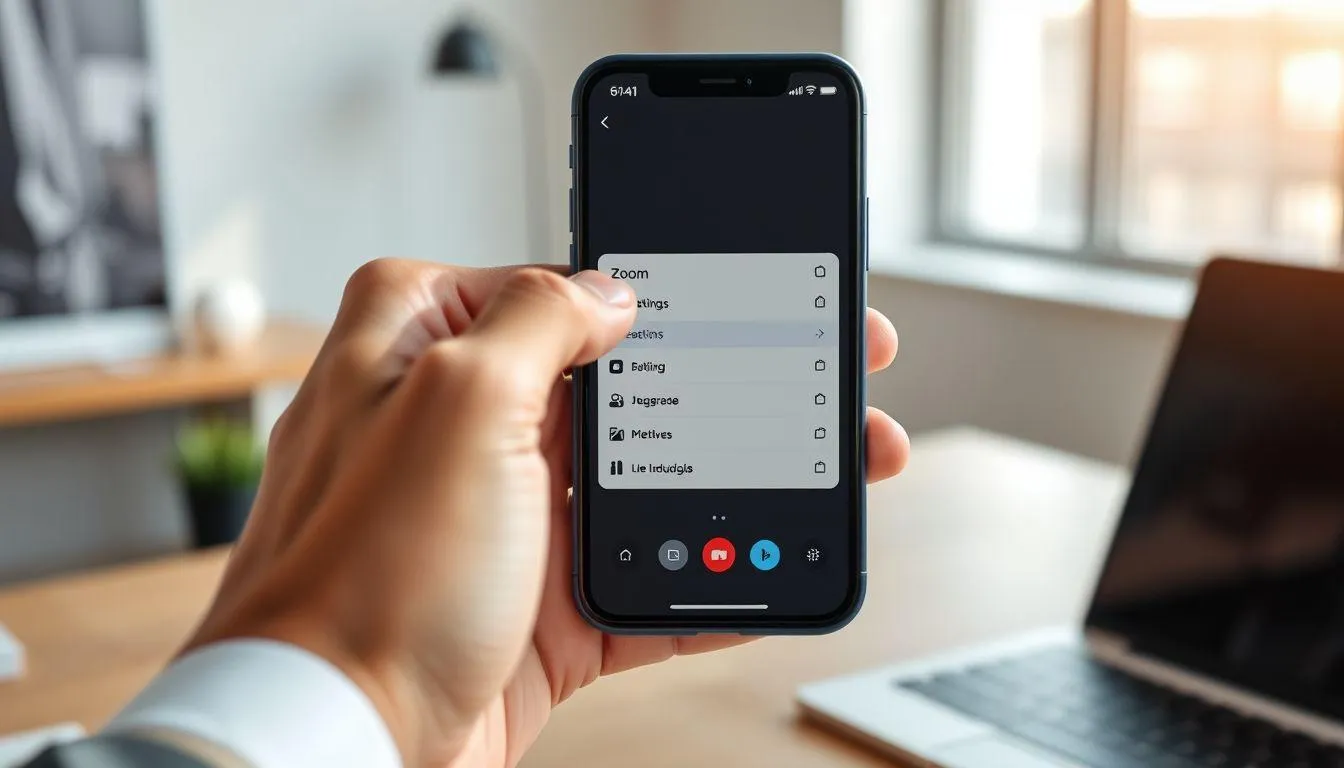 Cara Menonaktifkan Latar Belakang Zoom di iPhone dan iPad (c) Ilustrasi AI