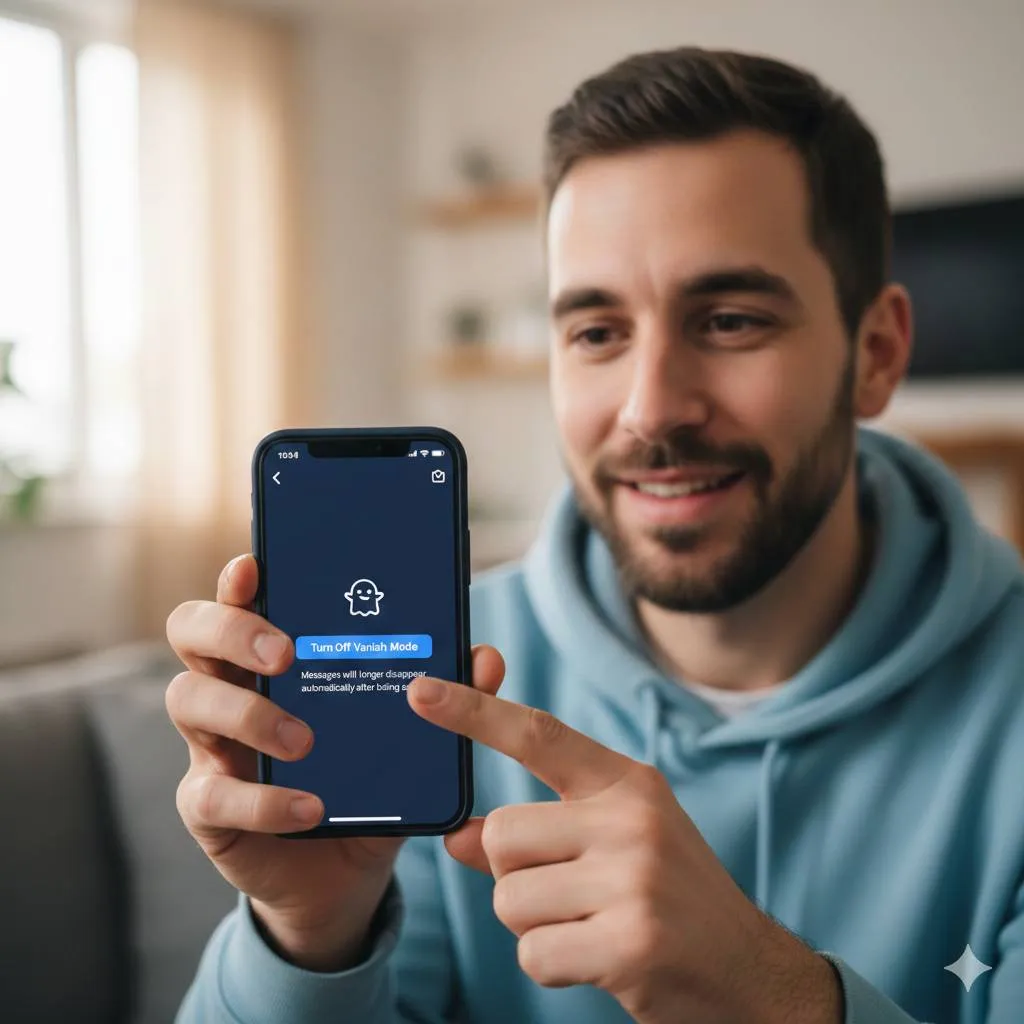 Apa Itu Mode Hilang di Instagram (c) Ilustrasi AI