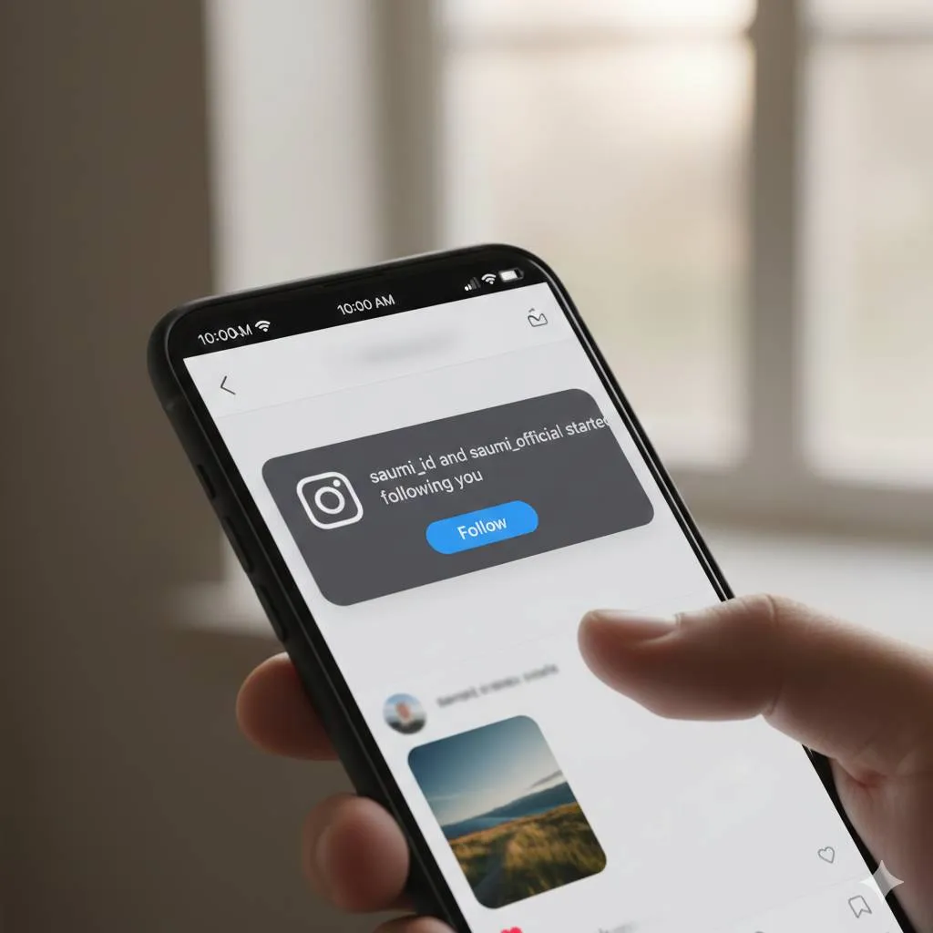 Cara Menonaktifkan Notifikasi IG di iPhone (iOS) (c) Ilustrasi AI