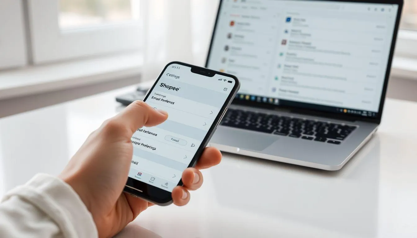 Cara Menonaktifkan Notifikasi Email dari Shopee (c) Ilustrasi AI