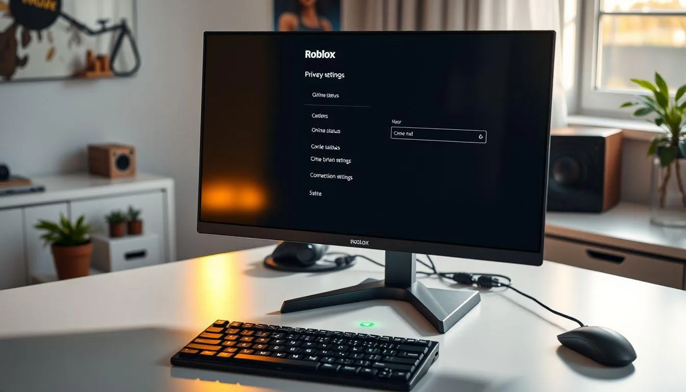 Perbedaan Pengaturan Status Online di Roblox (c) Ilustrasi AI