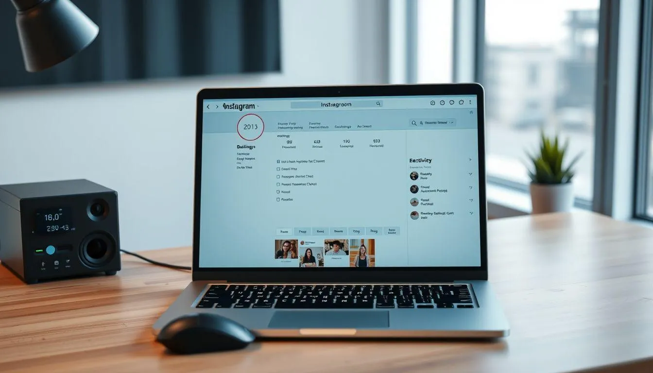 Cara Menonaktifkan Online IG Melalui Komputer (c) Ilustrasi AI