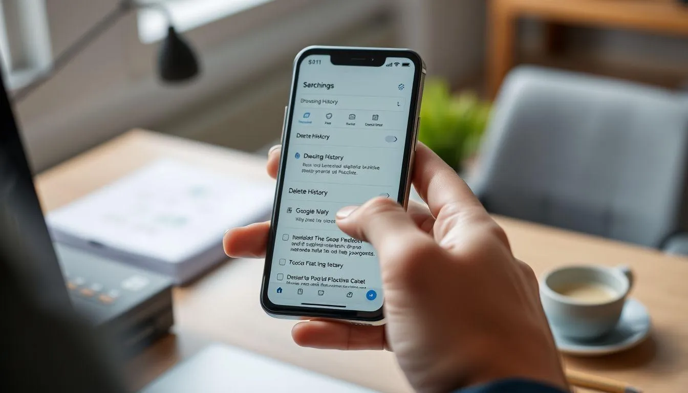 Menghapus dan Mengatur Riwayat Pencarian Secara Berkala (c) Ilustrasi AI