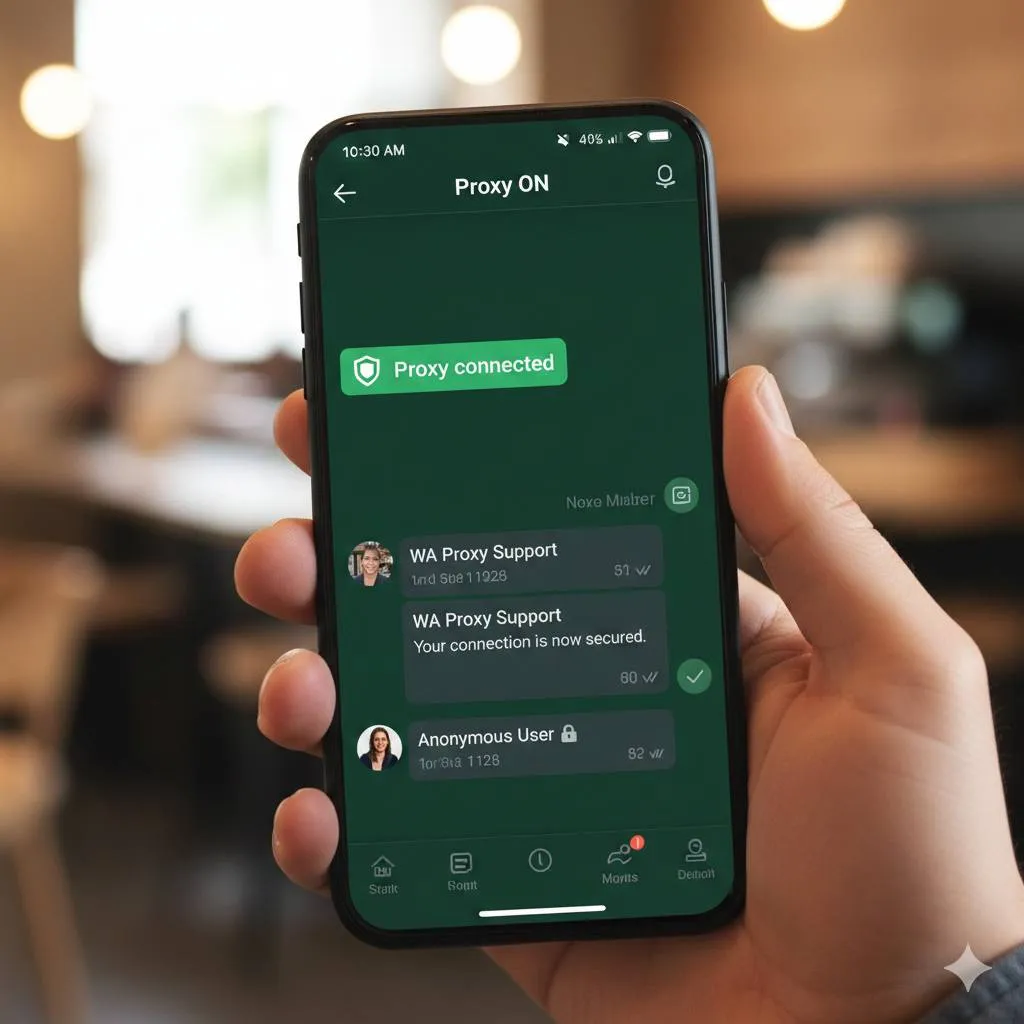 Perbedaan Menonaktifkan Proxy dengan Metode Lainnya (c) Ilustrasi AI