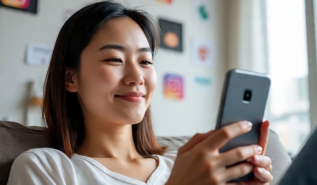 Tips Menjaga Keseimbangan dalam Penggunaan Instagram (c) Ilustrasi by Meta AI