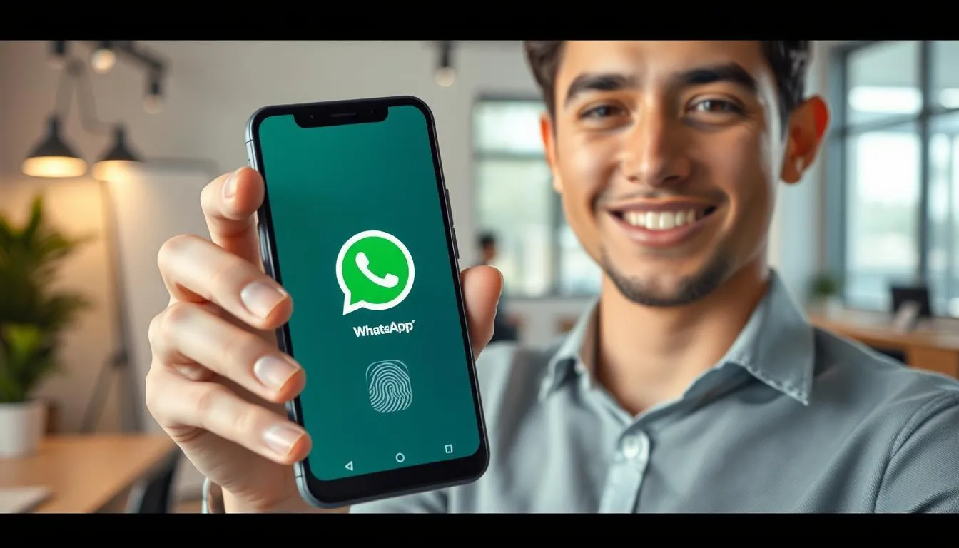 FAQ Seputar Fitur Sidik Jari WhatsApp (c) Ilustrasi AI