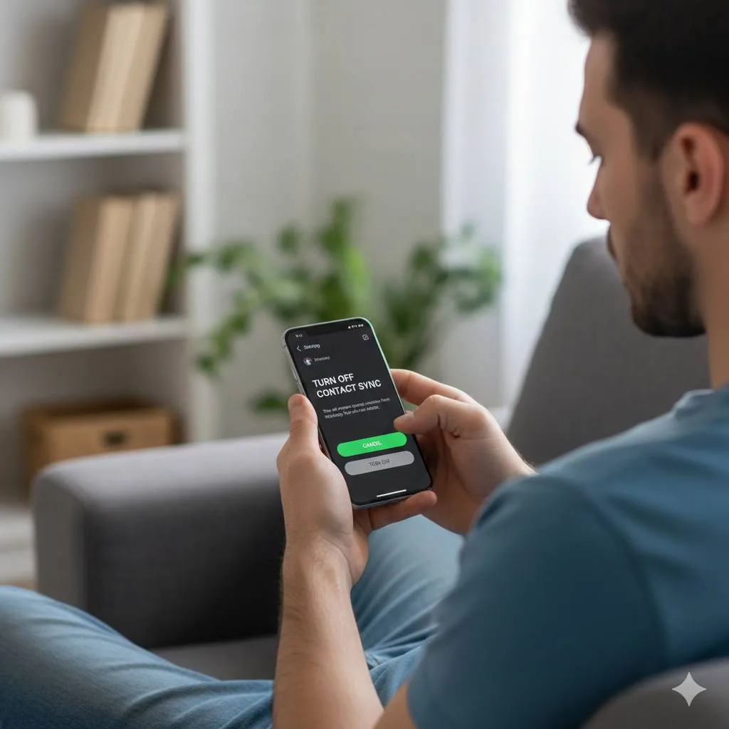 Mencegah Kontak Tersinkronisasi ke Perangkat Lain (c) Ilustrasi AI