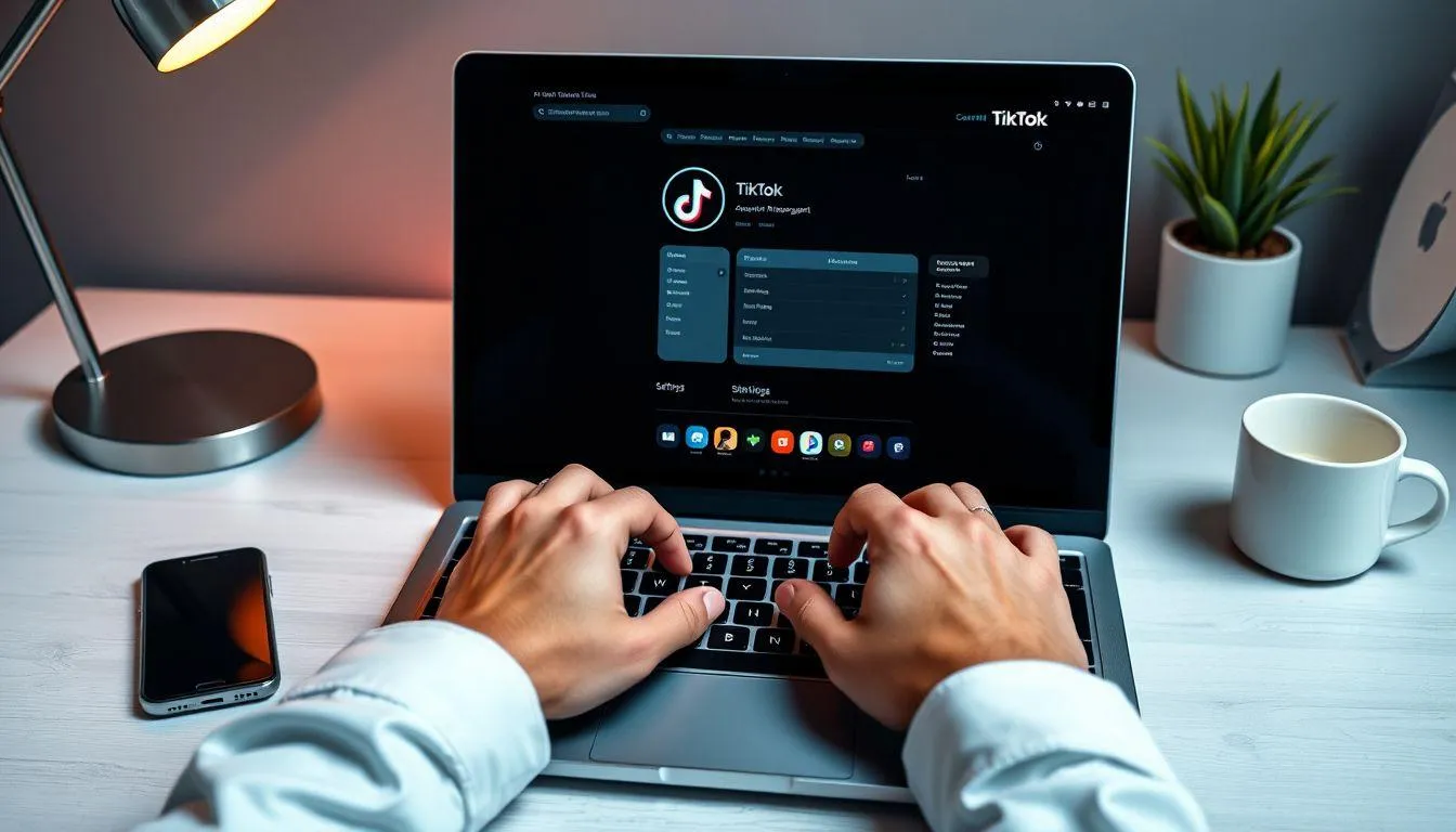 Cara Menonaktifkan TikTok Melalui Website (c) Ilustrasi AI