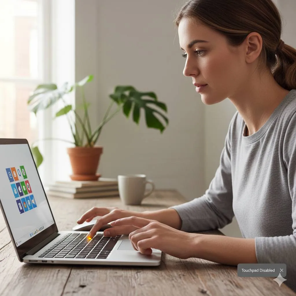 Pengertian Touchpad dan Fungsinya (c) Ilustrasi AI