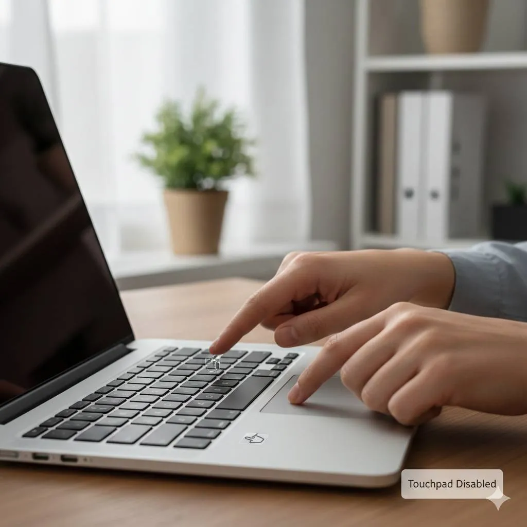 Cara Menonaktifkan Touchpad Menggunakan Tombol Keyboard (c) Ilustrasi AI
